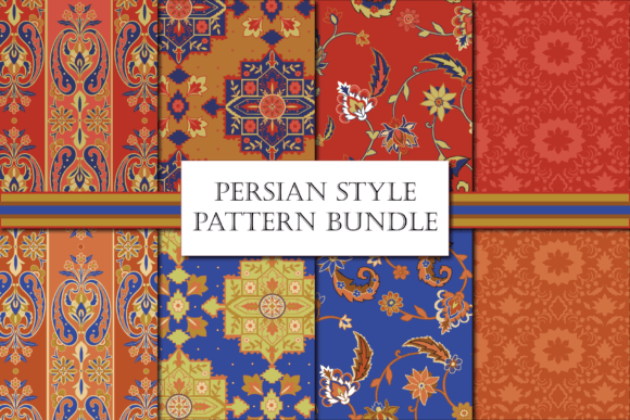 Download Persian Patterns, Seamless Pattern Pack - Premium Resources