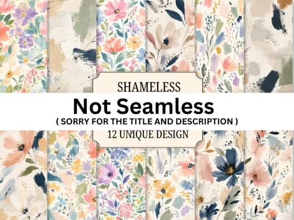 Download Seamless Ditsy Floral Digital Paper Bund - Floral digital paper Collection