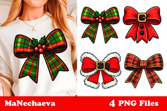 Download Coquette Christmas Bow Clipart PNG - Bow Collection