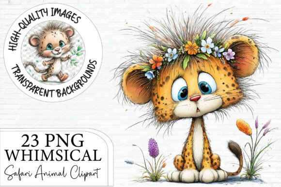 Download Whimsical Safari Animal Clipart - Safari Collection