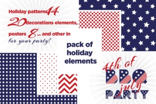 Download 4th July Pattern Pack - Premium Resources