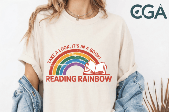 Download Retro Reading Rainbow PNG - Bow Collection