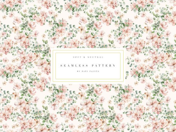 Download Watercolor Floral Digital Paper - Floral digital paper Collection