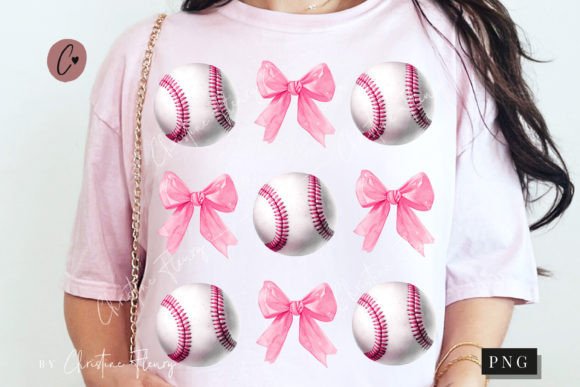 Download Baseball Coquette Bow PNG, Baseball PNG - Bow Collection
