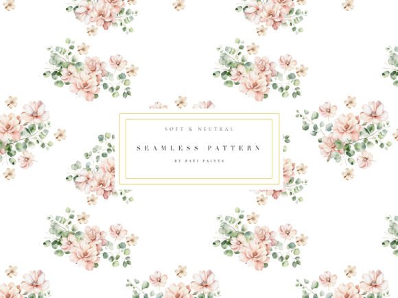 Download Watercolor Floral Digital Paper - Floral digital paper Collection